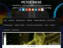 Tablet Screenshot of peter-riese.com
